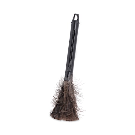 Boardwalk Retractable Feather Duster, Black Plastic Handle Extends 9" to 14" BWK914FD